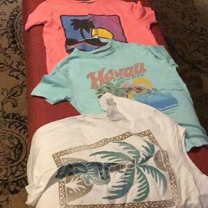 Size 8 t shirt lot tropical